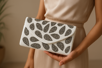 Handcrafted Clutch – Luxury with a Personal Touch” Women – Stylish & Spacious”