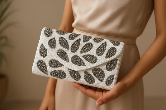 Handcrafted Clutch – Luxury with a Personal Touch” Women – Stylish & Spacious”